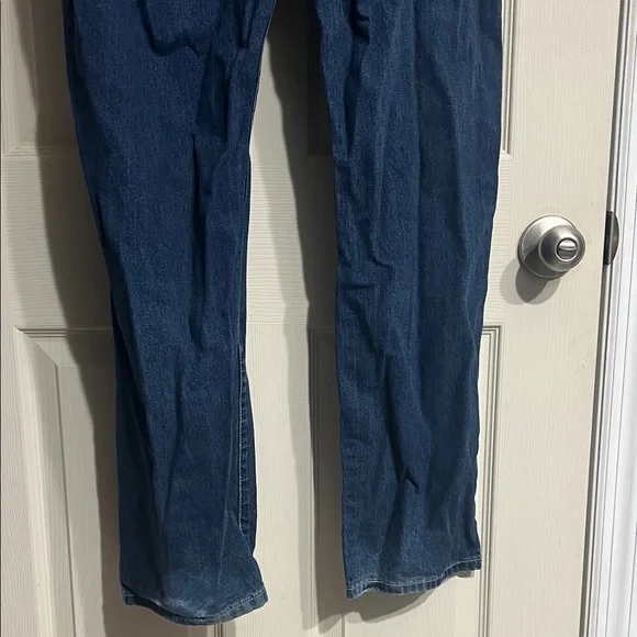 Levi's Dark Blue Straight Leg Jeans - Picture 5 of 7